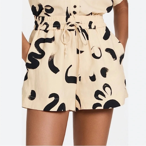 Alemais Brush Stroke Shorts Size 14 - Picture 2 of 11